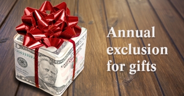 Planning for year-end gifts with the gift tax annual exclusion 