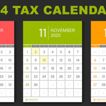 2020 Q4 tax calendar: Key deadlines for businesses and other employers