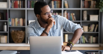 man at laptop