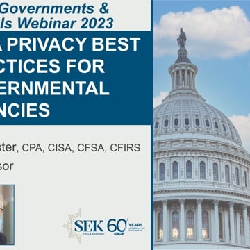 Data Privacy Best Practices for Governmental Agencies