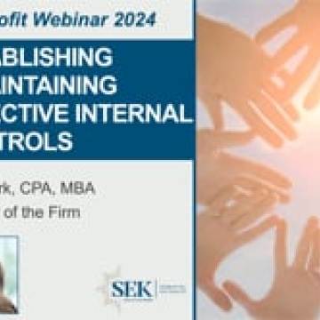 Establishing & Maintaining Effective Internal Controls