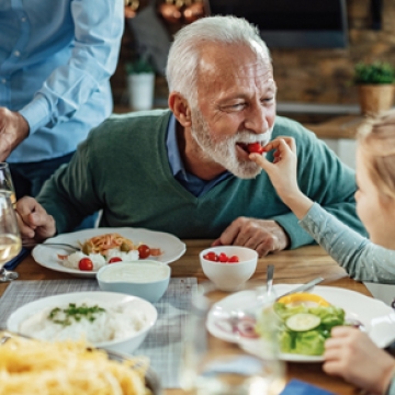 dinner elderly