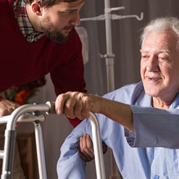 elderly grandpa rehab