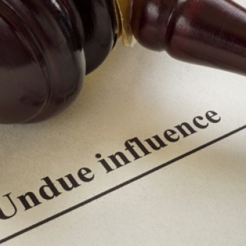 gavel undue influence