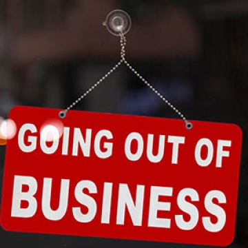 going out of business sign