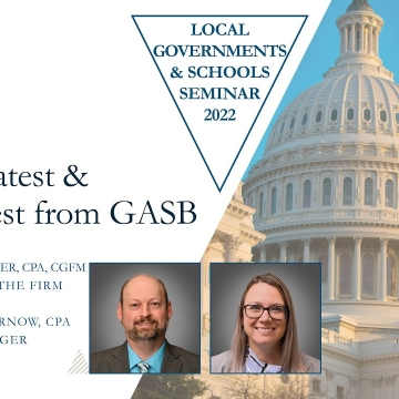 The Latest & Greatest from GASB