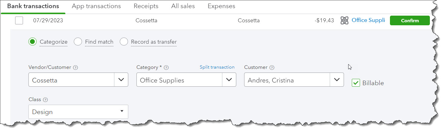 add detail transactions