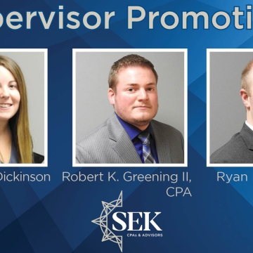 SEK Announces Supervisor Promotions