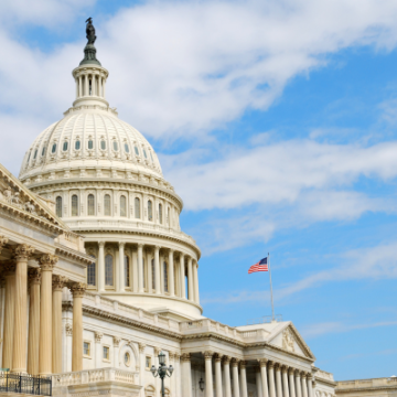 capital building with blue skies