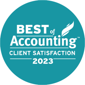 best of accounting client satisfaction award 2023