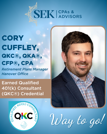 cory cuffley qkc designation
