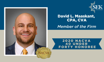 Member of SEK, CPAs & Advisors Named NACVA 40 Under Forty Honoree