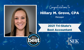 Hillary Grove, Manager at SEK, CPAs & Advisors Voted Best Accountant by Herald Mail Readers