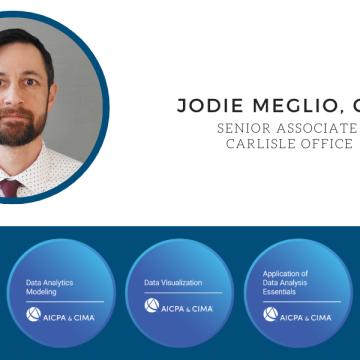 Jodie Meglio, CPA Earns Data Analyst Certificate Bundle