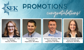 SEK's 2021 mid-year promotions