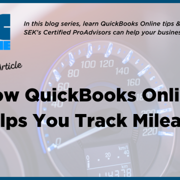 How QuickBooks Online helps you track mileage