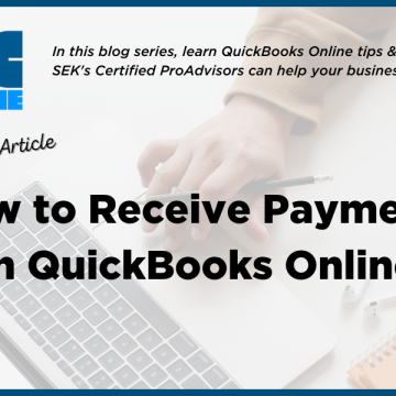 How to receive payments in QuickBooks Online