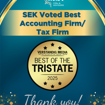 best of the tristate award on blue background